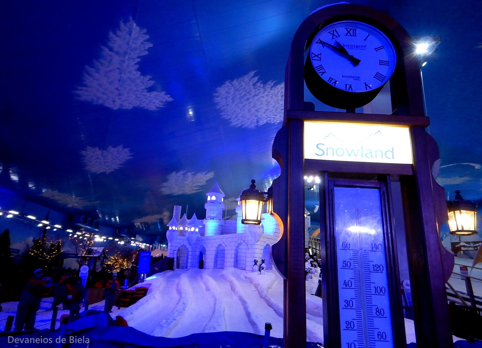 Parque temático tem neve real em Gramado