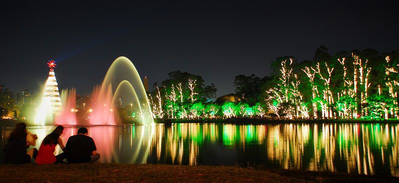 Inauguração da Árvore de Natal do Parque Ibirapuera
